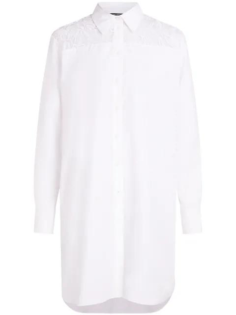 lace-detail shirt by KARL LAGERFELD