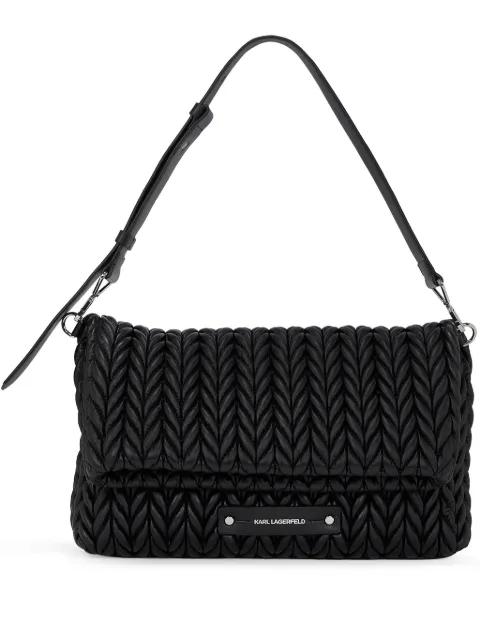 large K/Weave shoulder bag by KARL LAGERFELD