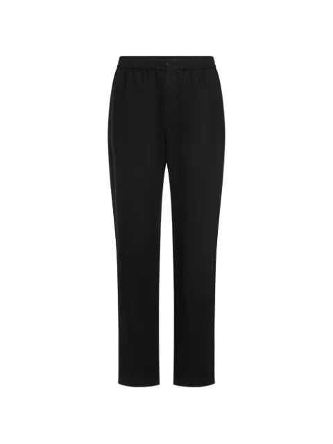 linen casual trousers by KARL LAGERFELD