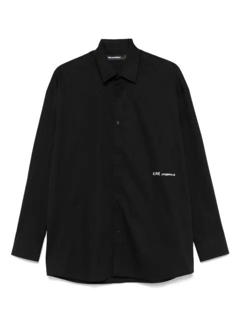 logo-appliqué shirt by KARL LAGERFELD