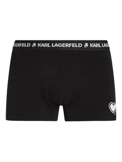 logo boxers (set of three) by KARL LAGERFELD