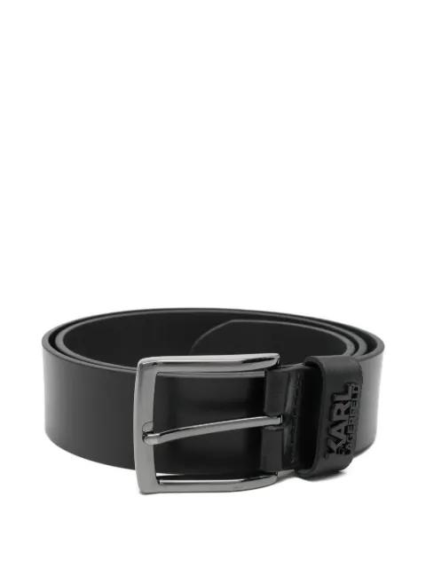 logo buckle belt by KARL LAGERFELD