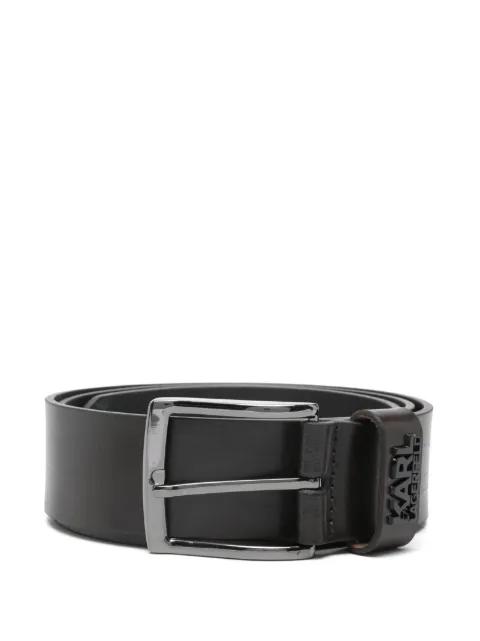 logo buckle belt by KARL LAGERFELD
