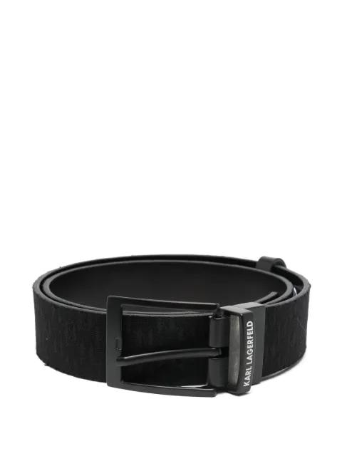 logo buckle belt by KARL LAGERFELD