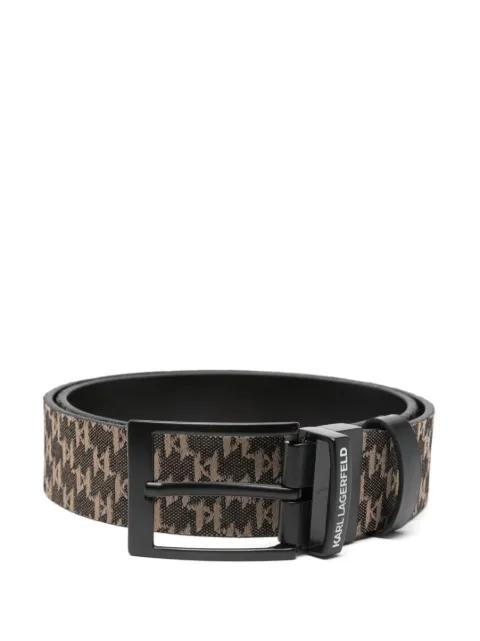 logo buckle belt by KARL LAGERFELD