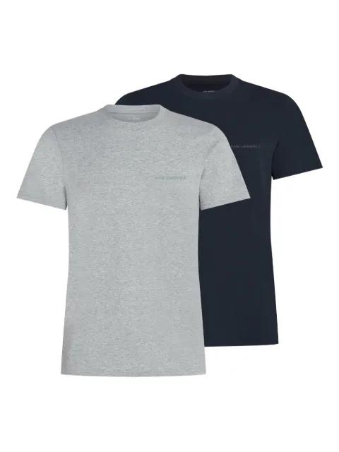 logo-detail T-shirt (pack of two) by KARL LAGERFELD