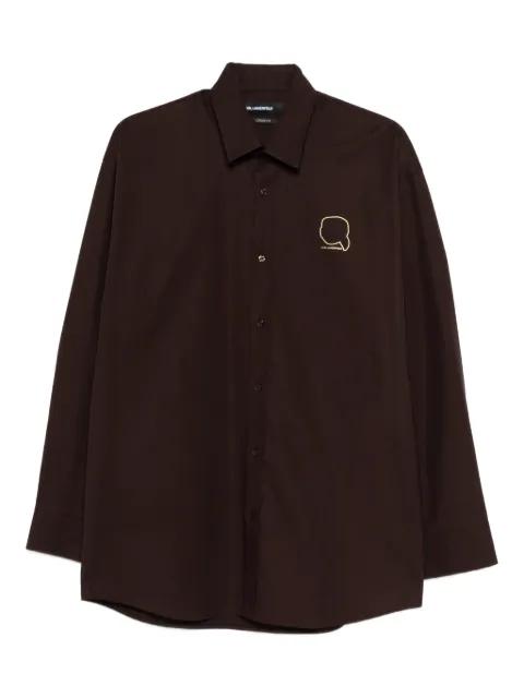 logo-detail shirt by KARL LAGERFELD