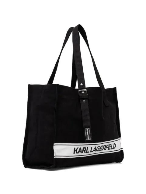 logo-detail tote bag by KARL LAGERFELD