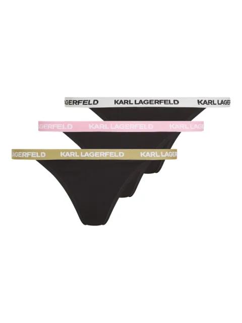 logo-detailing briefs (set of three) by KARL LAGERFELD