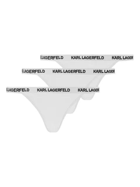 logo-detailing briefs (set of three) by KARL LAGERFELD