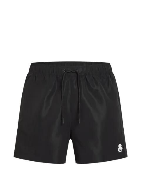 logo drawstring swim shorts by KARL LAGERFELD