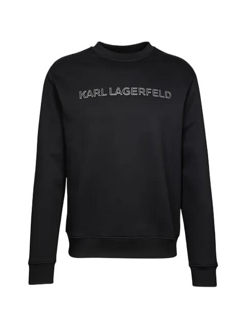 logo-embellishment sweatshirt by KARL LAGERFELD