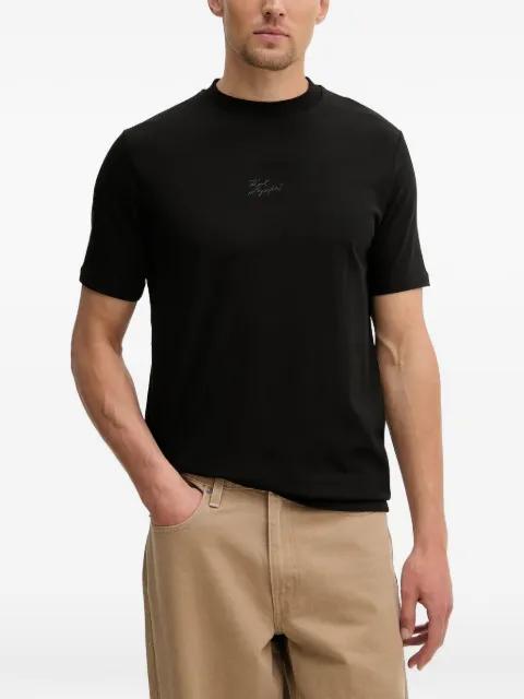 logo-embroidered T-shirt by KARL LAGERFELD