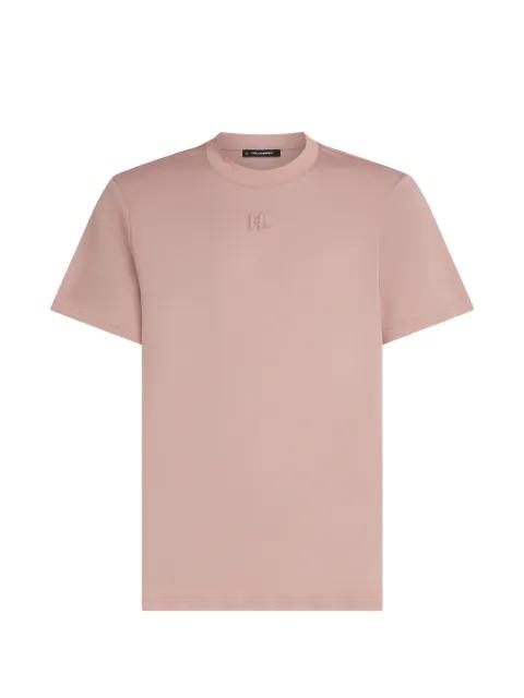 logo-embroidered T-shirt by KARL LAGERFELD