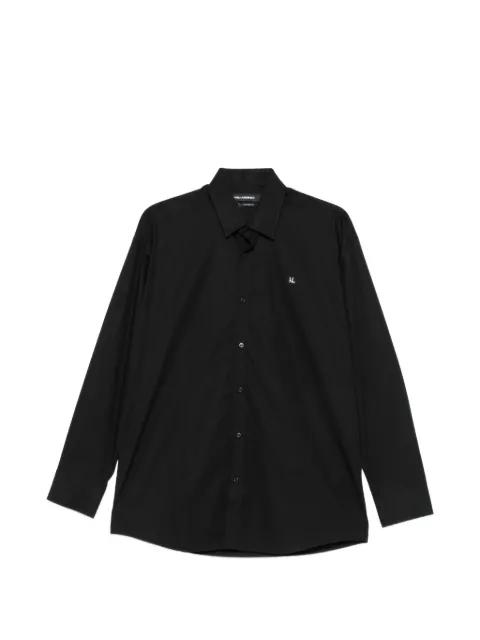 logo-embroidered loose-fit shirt by KARL LAGERFELD