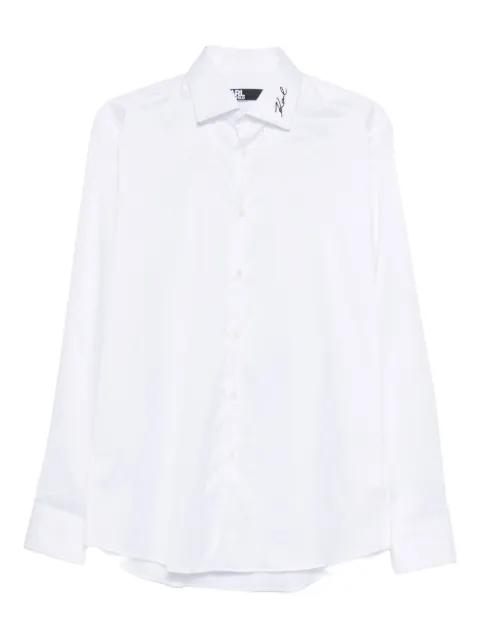 logo-embroidered shirt by KARL LAGERFELD