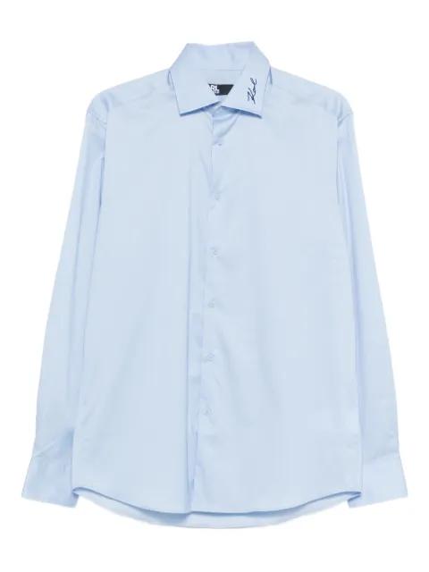 logo-embroidered shirt by KARL LAGERFELD