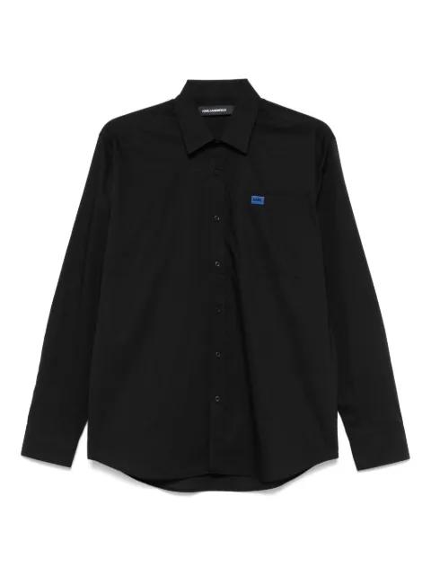 logo-embroidered shirt by KARL LAGERFELD