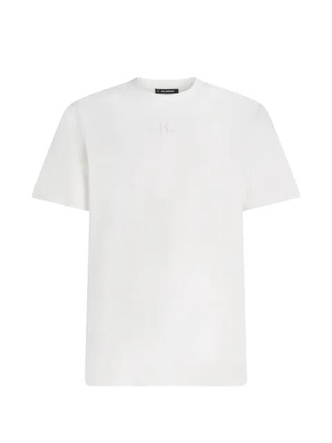logo-embroidery T-shirt by KARL LAGERFELD