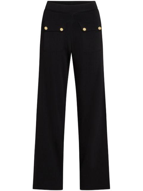 logo-engraved button trousers by KARL LAGERFELD