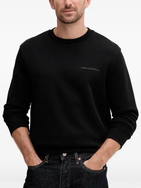 logo-graphic sweatshirt by KARL LAGERFELD