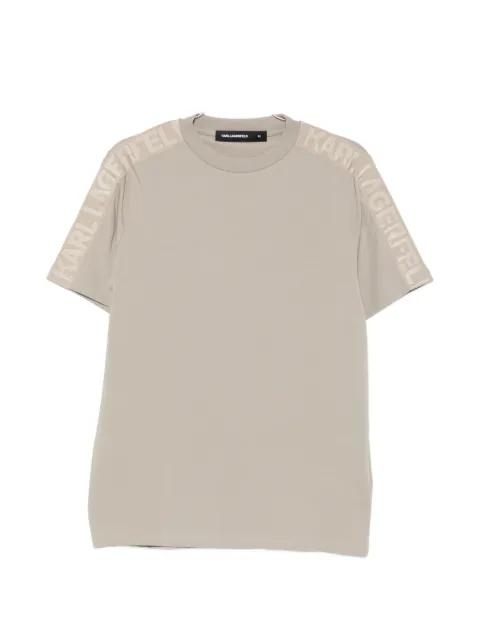 logo-jacquard T-shirt by KARL LAGERFELD
