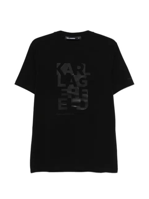 logo-motif T-shirt by KARL LAGERFELD