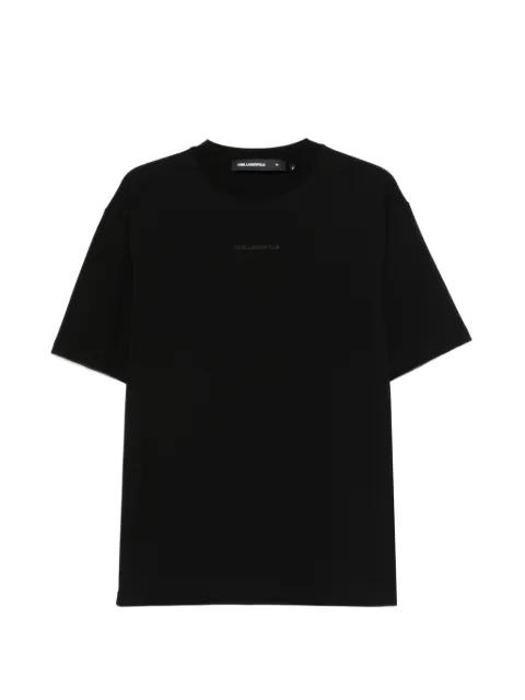 logo-motif T-shirt by KARL LAGERFELD