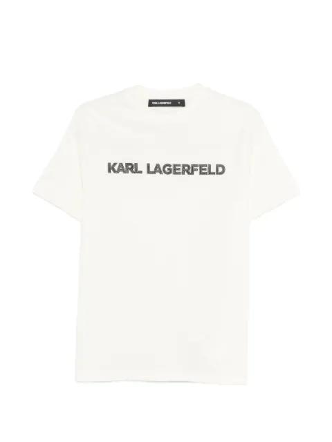 logo-motif T-shirt by KARL LAGERFELD