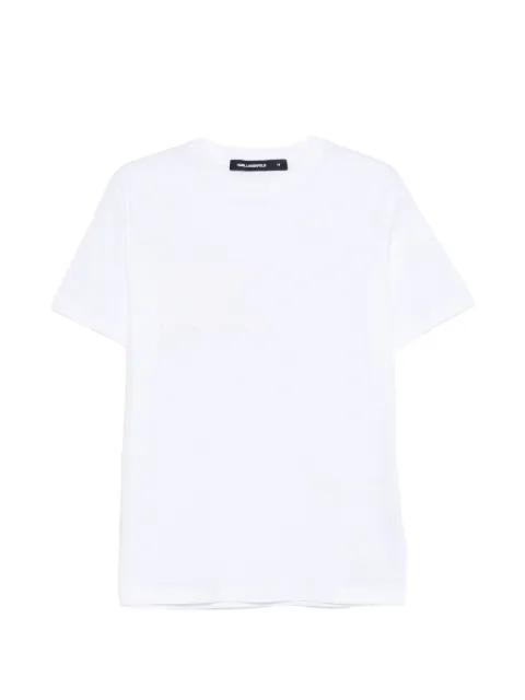 logo-motif T-shirt by KARL LAGERFELD