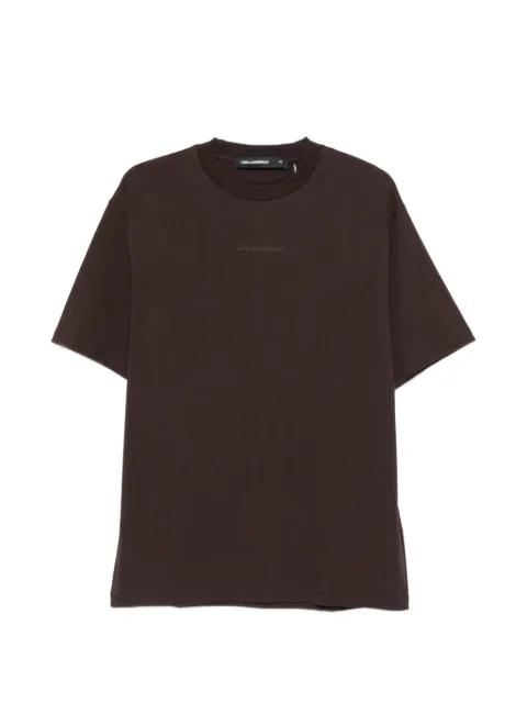 logo-motif T-shirt by KARL LAGERFELD