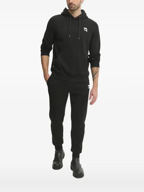 logo-patch hoodie by KARL LAGERFELD