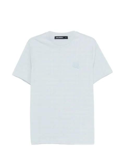 logo-patterned T-shirt by KARL LAGERFELD