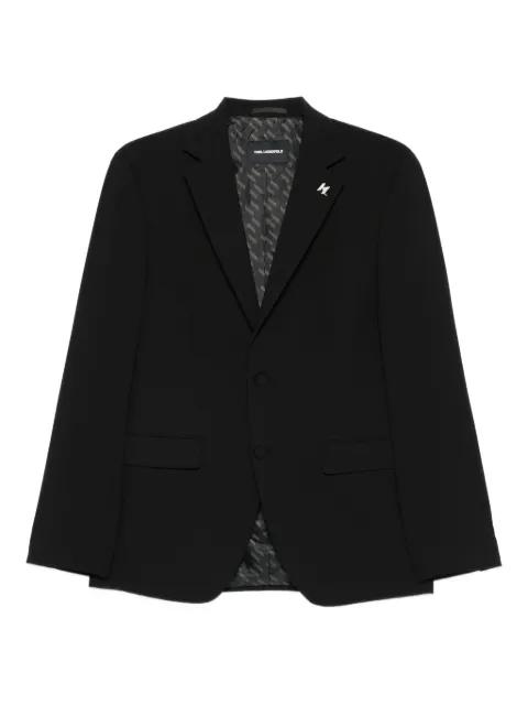 logo-plaque blazer by KARL LAGERFELD
