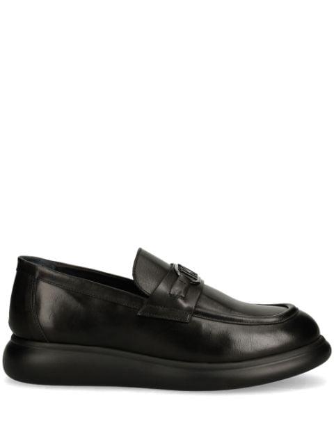 logo-plaque loafers by KARL LAGERFELD