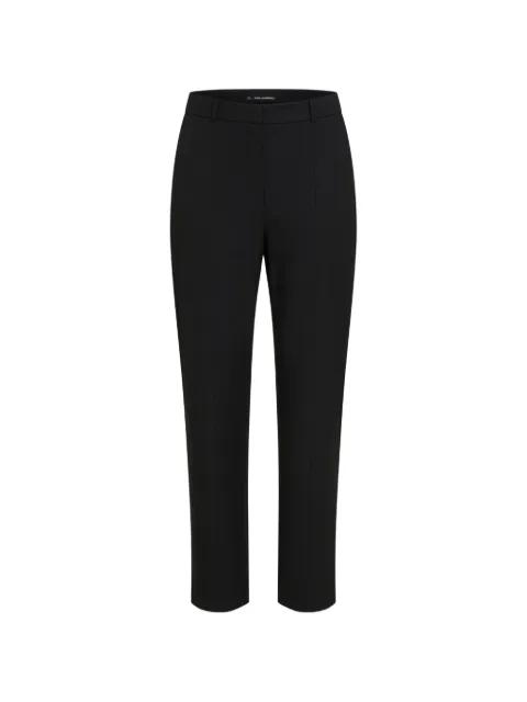 logo-plaque tailored trousers by KARL LAGERFELD