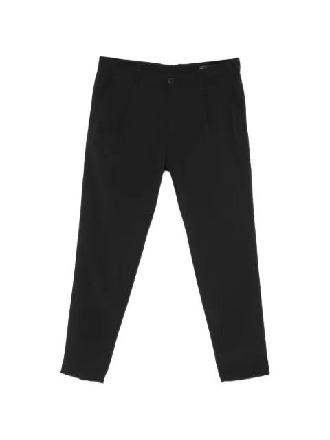 logo-plaque tapered trousers by KARL LAGERFELD