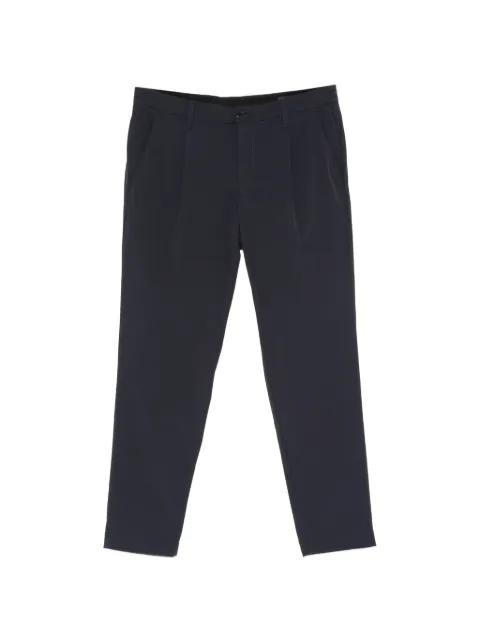 logo-plaque tapered trousers by KARL LAGERFELD