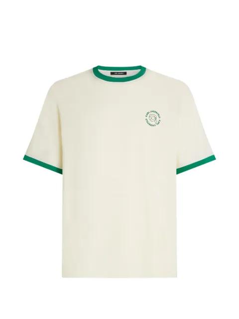 logo-print T-shirt by KARL LAGERFELD