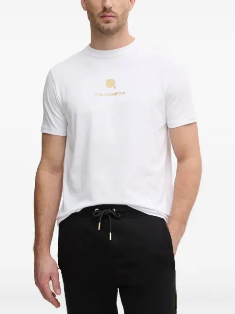 logo-print T-shirt by KARL LAGERFELD