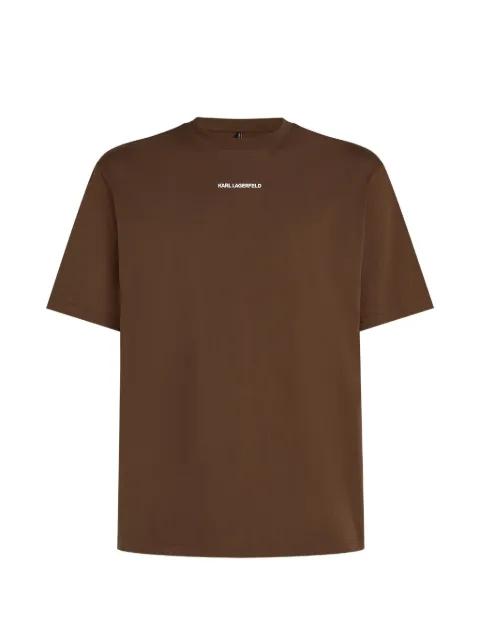 logo-print T-shirt by KARL LAGERFELD