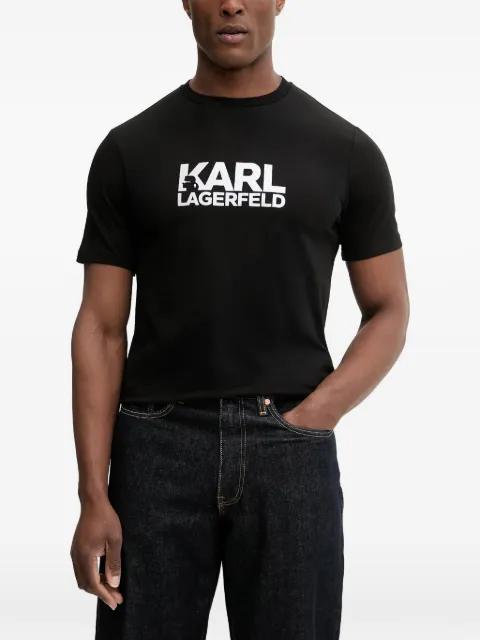 logo-print T-shirt by KARL LAGERFELD