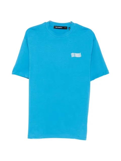 logo-print T-shirt by KARL LAGERFELD