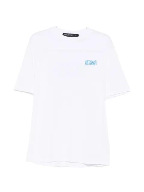 logo-print T-shirt by KARL LAGERFELD