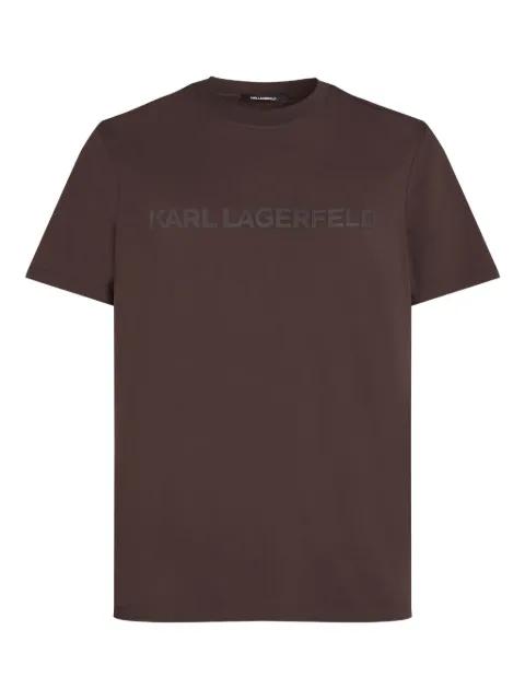 logo-print T-shirt by KARL LAGERFELD