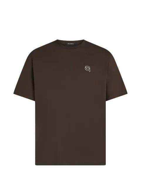 logo-print T-shirt by KARL LAGERFELD