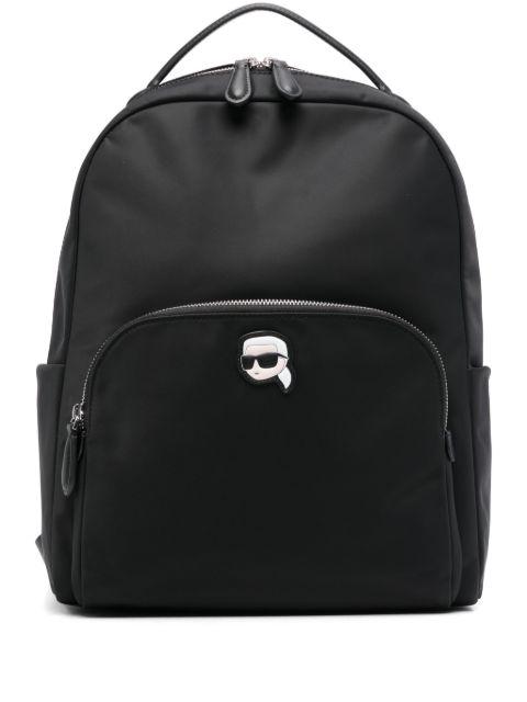 logo-print backpack by KARL LAGERFELD