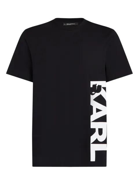 logo-print beach T-shirt by KARL LAGERFELD