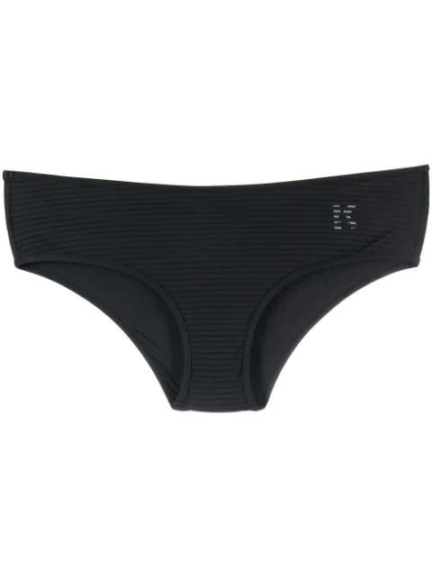 logo-print bikini brief by KARL LAGERFELD
