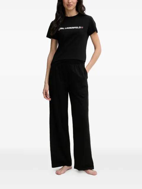 logo-print pajamas by KARL LAGERFELD